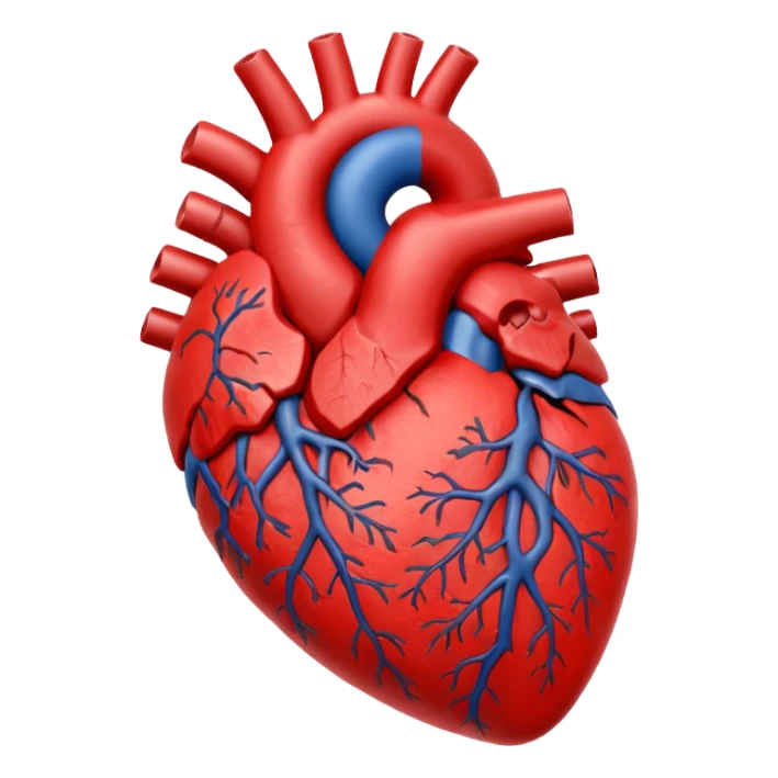 anatomy heart sticker