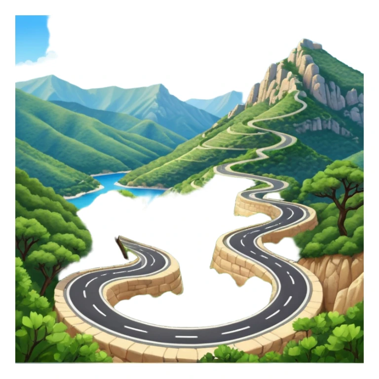 puerto de montaña mallorca sticker