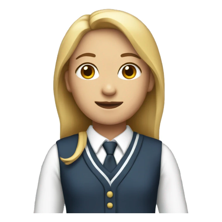teacher wear school uniform sticker