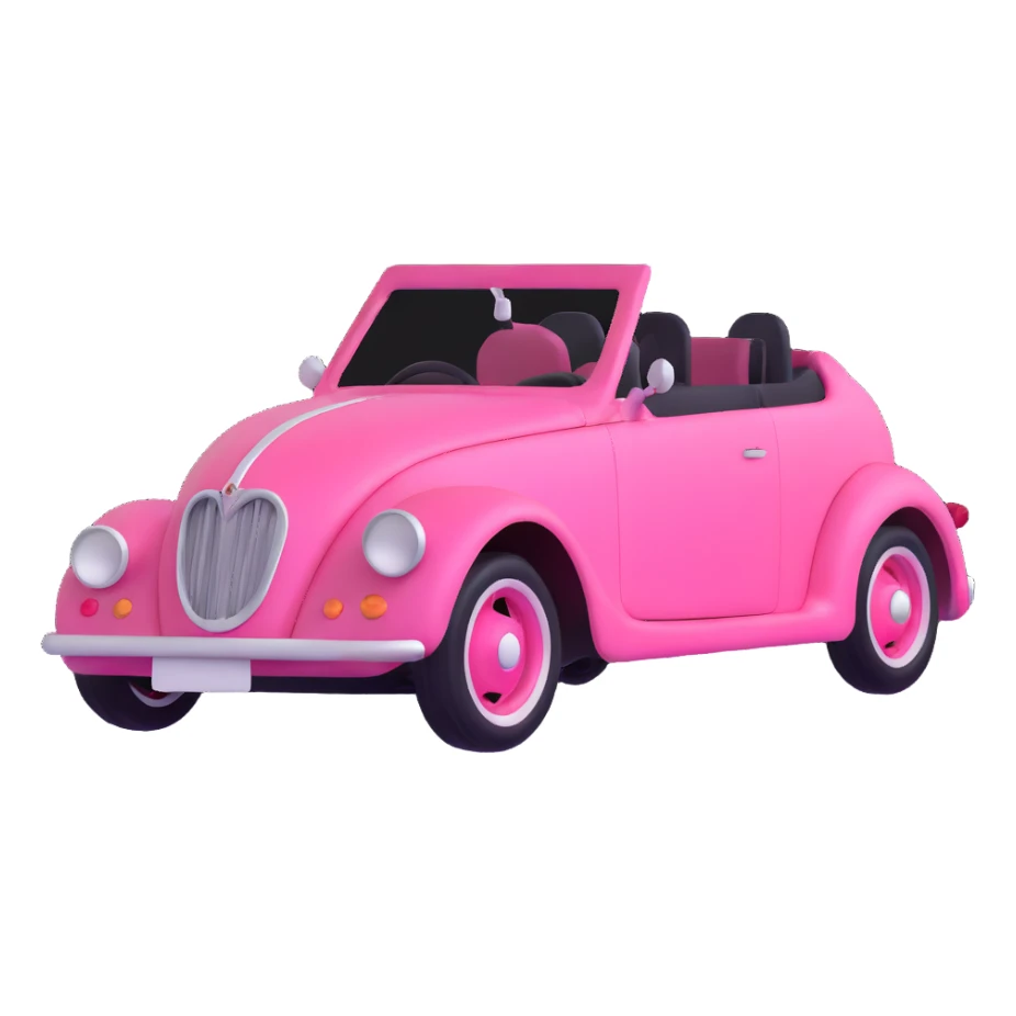 pink gothic modern car sticker