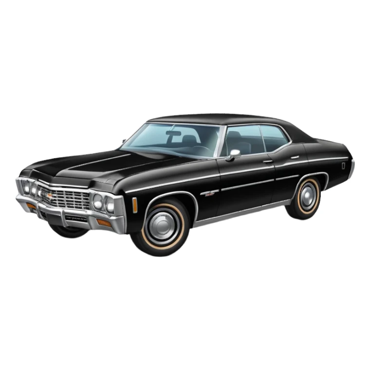 black 1969 Chevy Impala sticker
