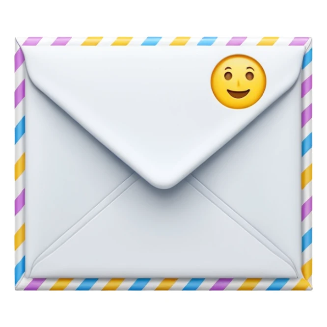 stamped envelopes sticker