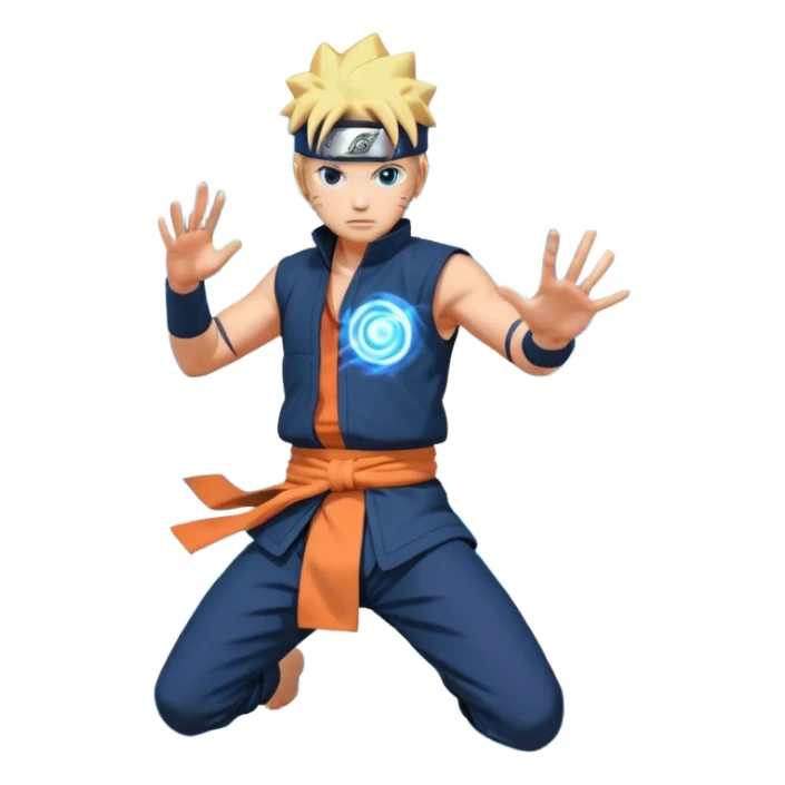 Naruto mach rasengan sticker