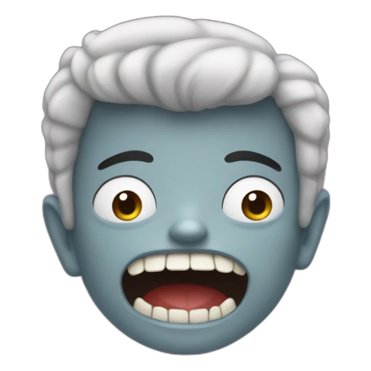 No teeth dracula sticker