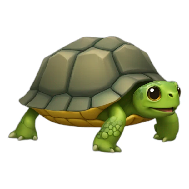 tortuga enrocada sticker