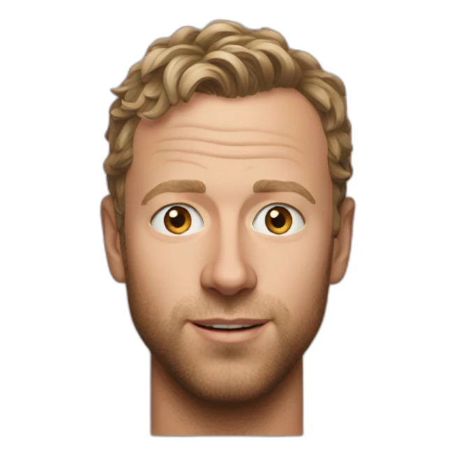 Chris martin sticker