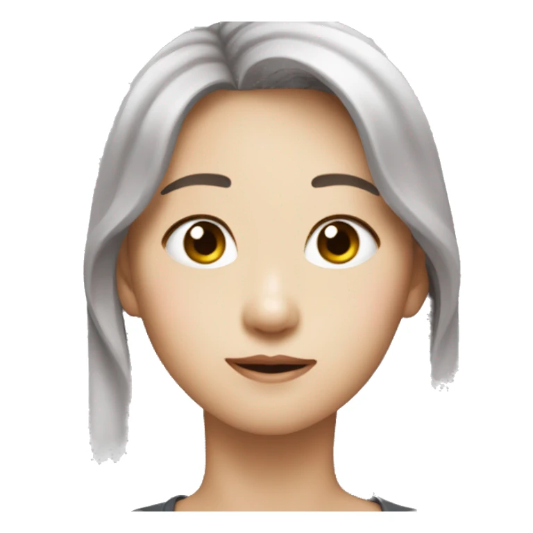 아기를 안고 사원증을 목에 멘 여성 sticker