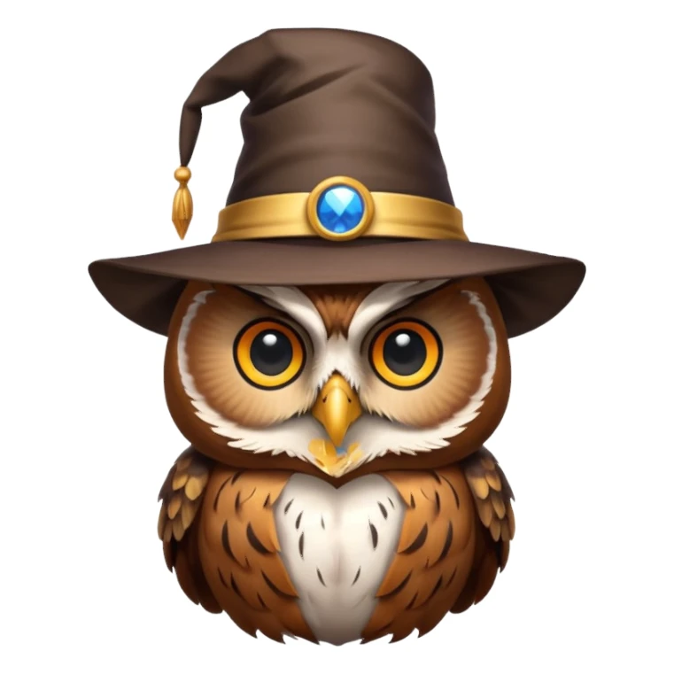 Owl with magician’s hat
 sticker