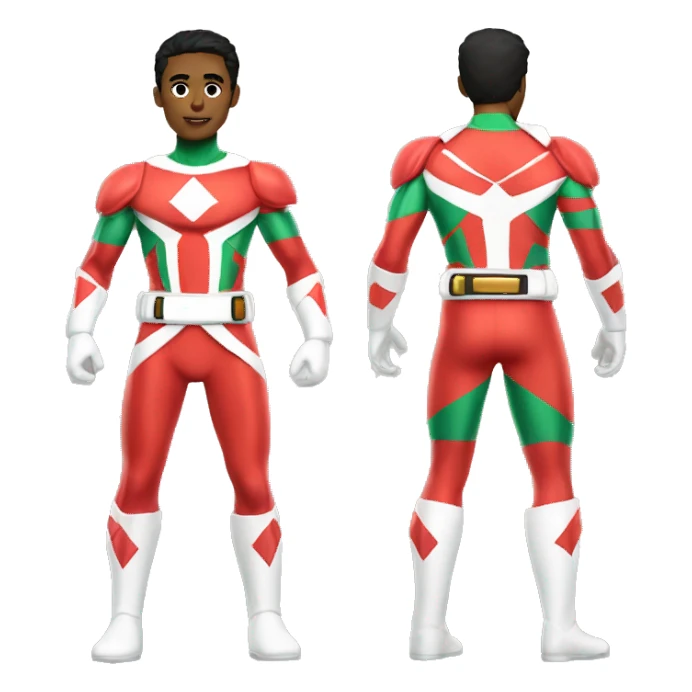 Power ranger full body sticker