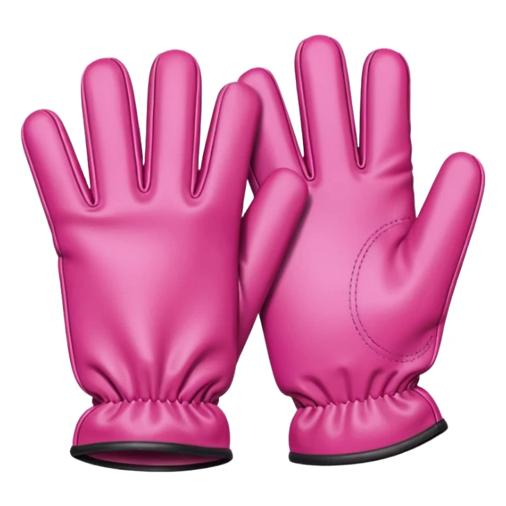 Gloves – pink sticker