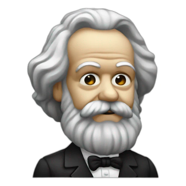 karl marx be on drugs sticker