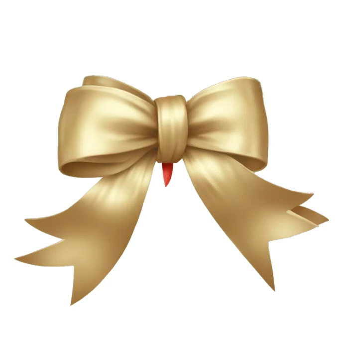 Bow on Christmas tree ￼ sticker