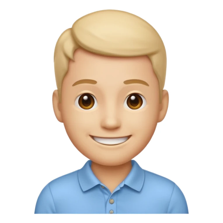 Make me a preppy emoji sticker