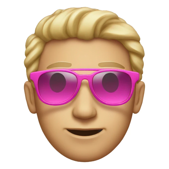 Pink-sunglasses sticker