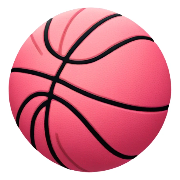 Basketball pink sticker