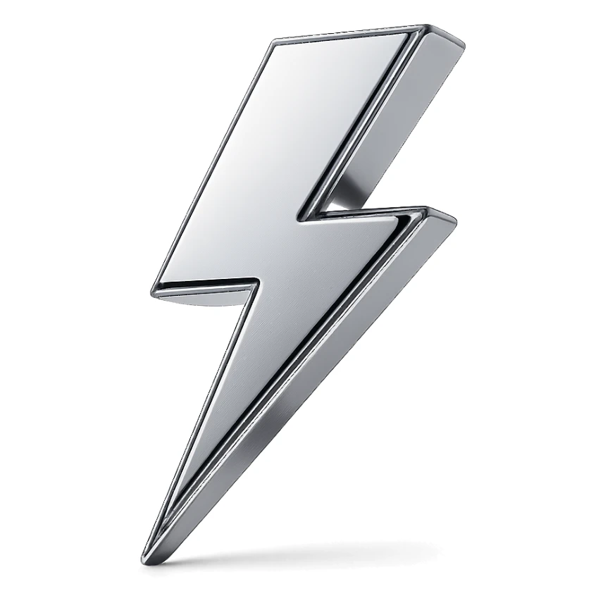 lightning bolt sticker