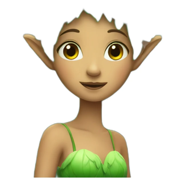a forest fairy sticker