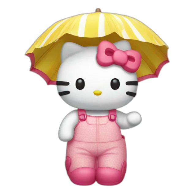 Hello kitty summer sticker