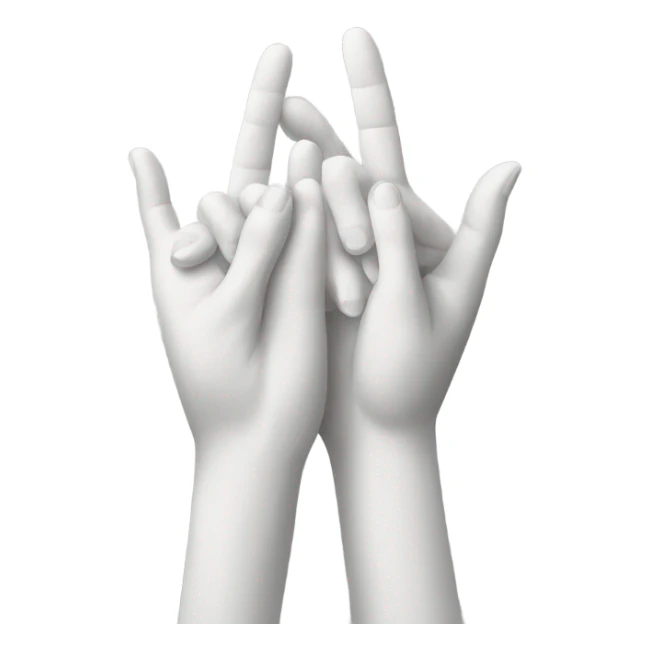 fingers crossed  sticker