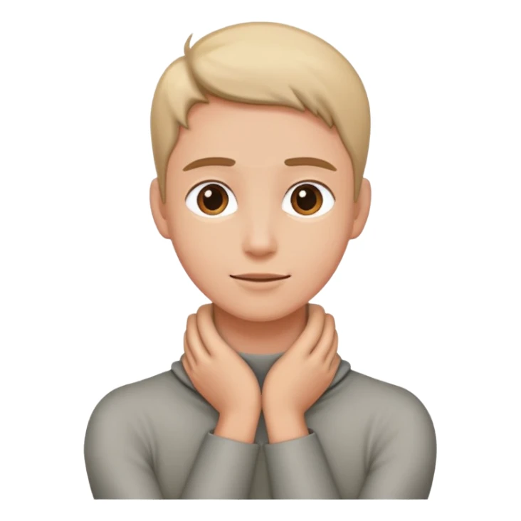 Person with arms around there neck sticker