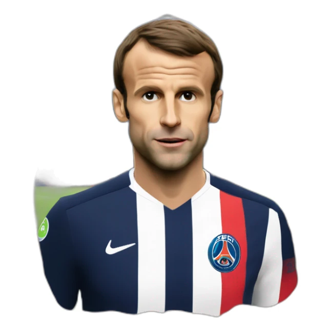 Macron qui a ecrit psg c’est nul sticker