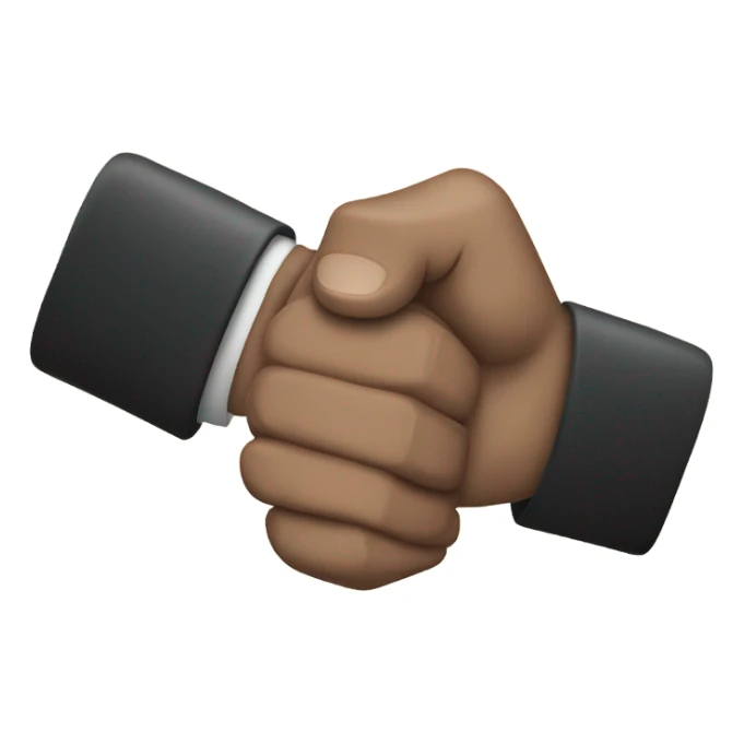 Friends fist bumping sticker
