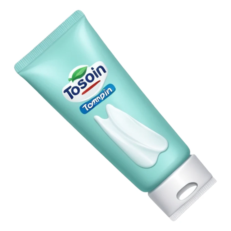 Toothpaste sticker