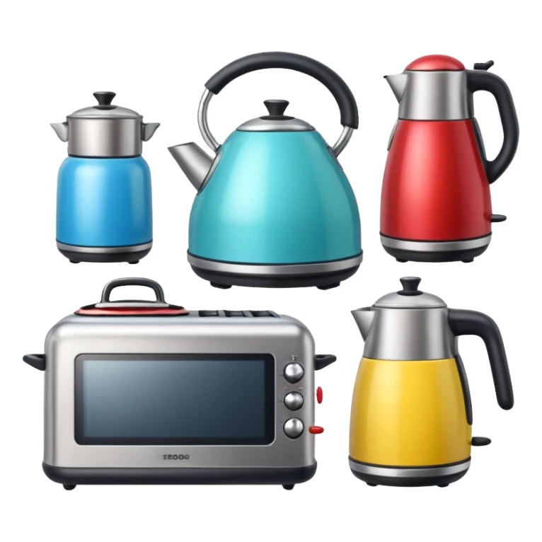 Electrodomésticos de cocina graciosos  sticker