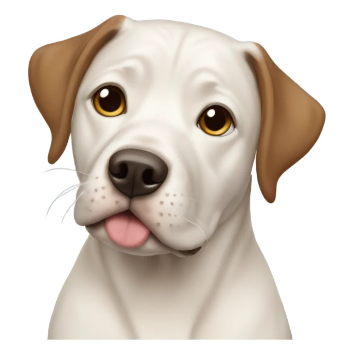 Pit lab mix dog sticker