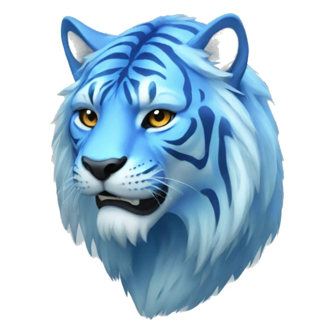 Spectral tiger blue sticker