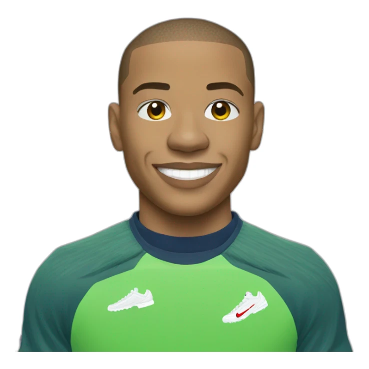 Mbappe avec des air max 95 sticker