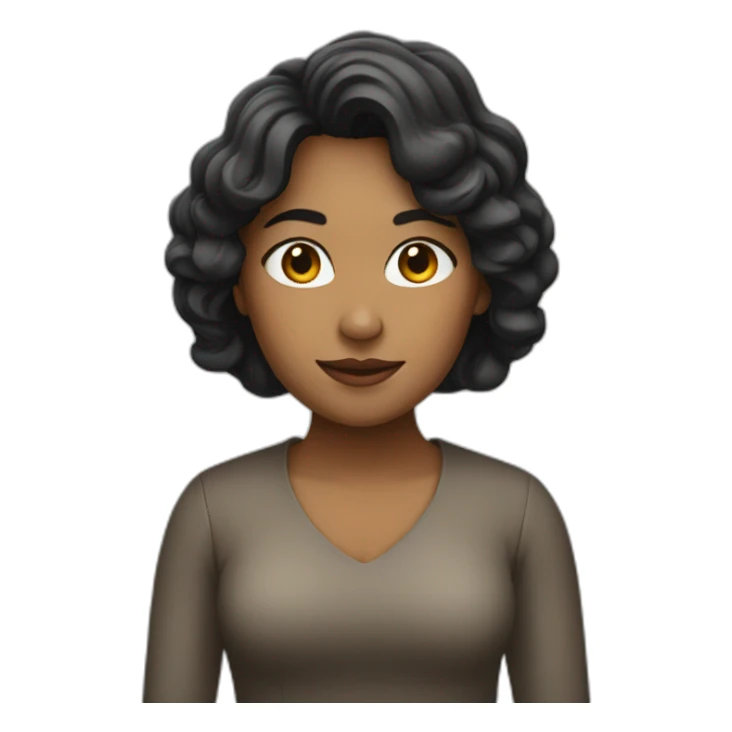 Mujer sonrie sticker