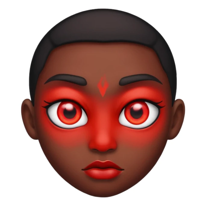 Red eyes sticker