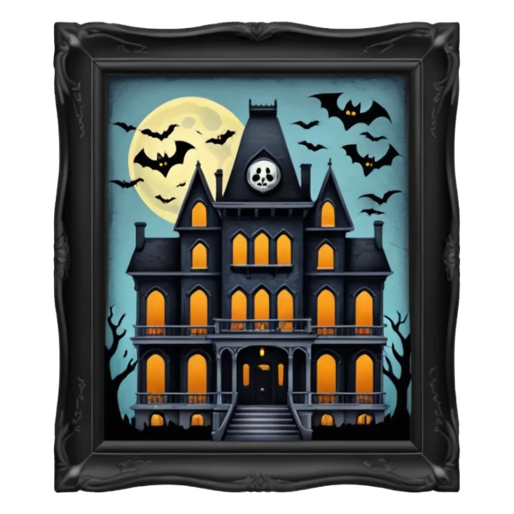 hunted hôtel sticker