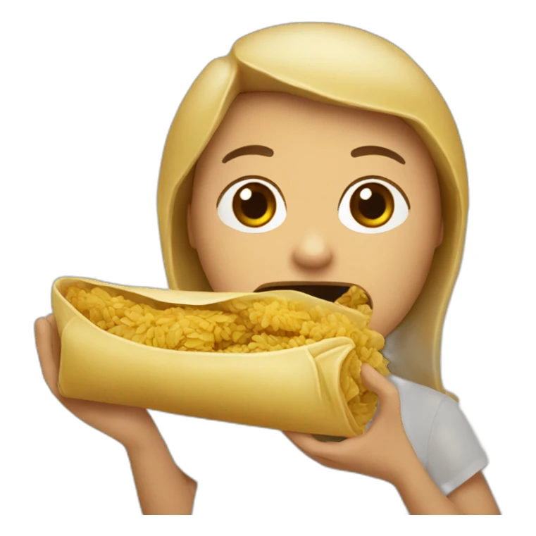 Eating tamales sticker