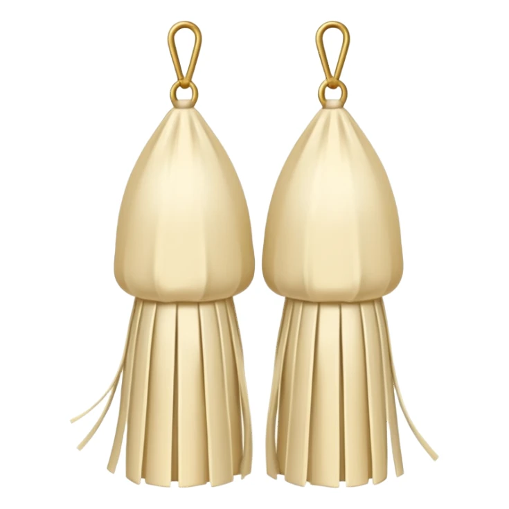Two cream Tassels sticker