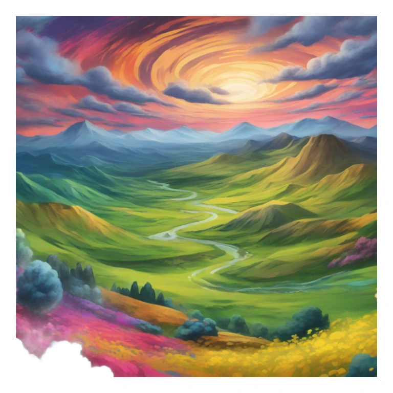 Van Gogh drawing  sticker