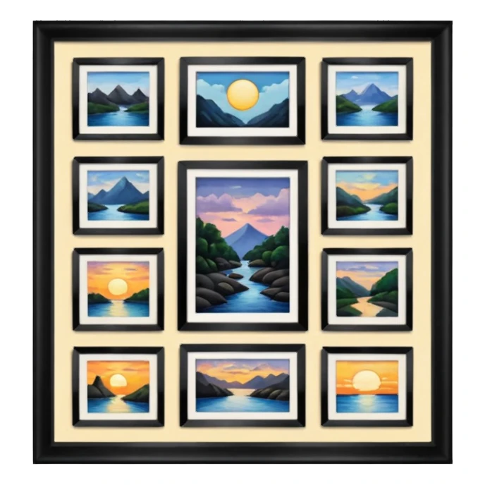 Auction paintings sticker