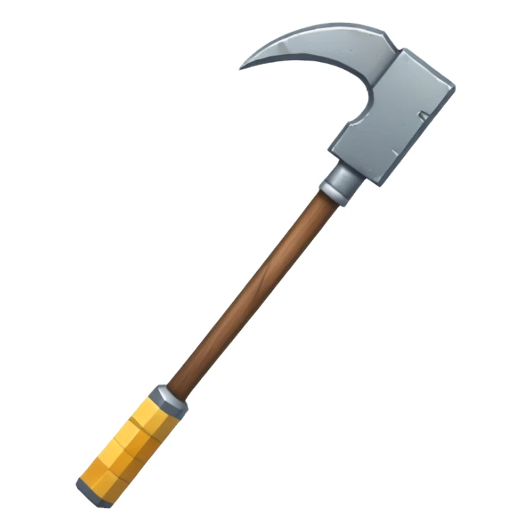 Minecraft picaxe sticker