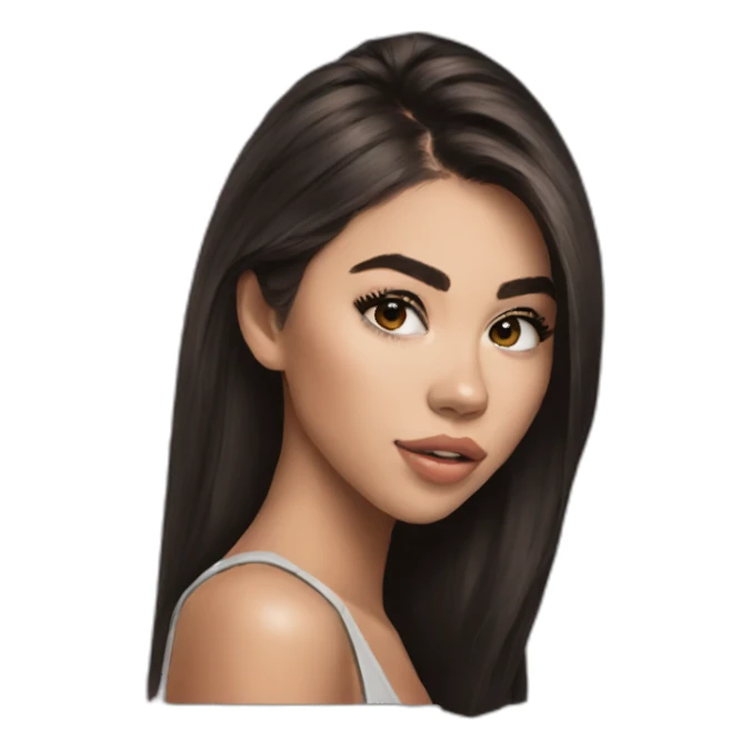 Portrait Madison Beer sticker