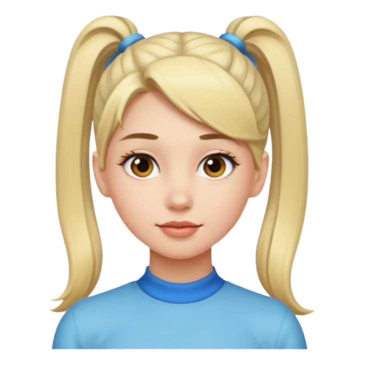 cô gái ấy buộc tóc cao sticker