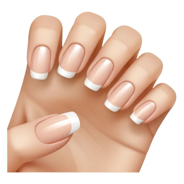 french manicure sticker