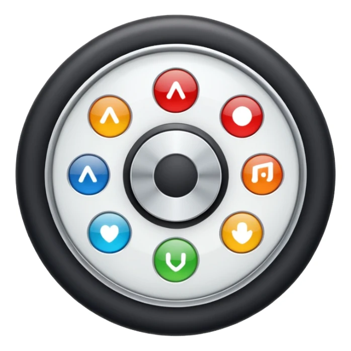 Genrate for me a settings wheel like an iphone sticker