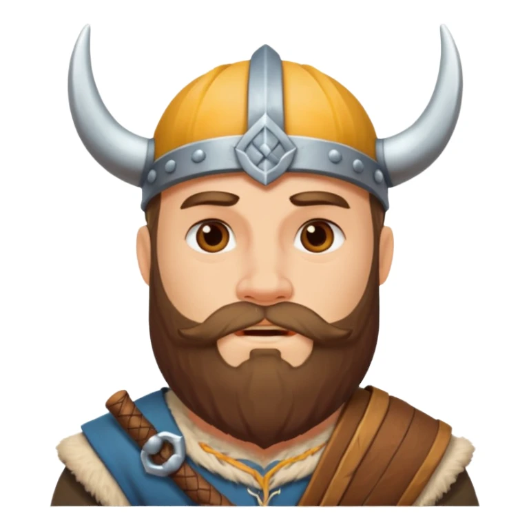 bearded Vikings with out crown sticker