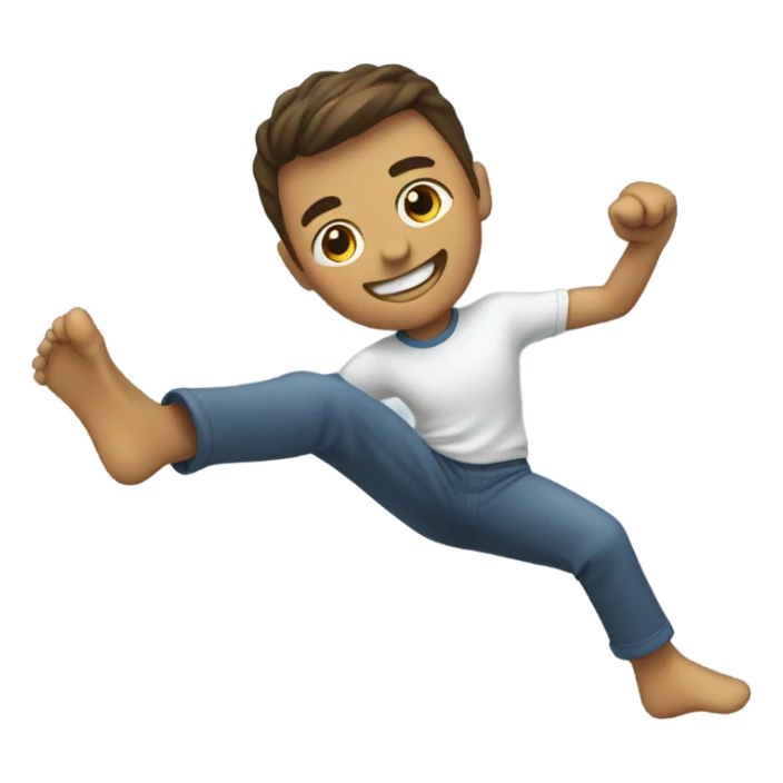 Kicking feet’s sticker