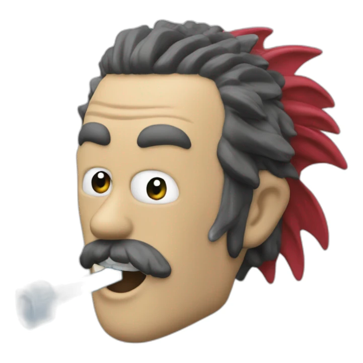 pez-tiburon-hombre sticker