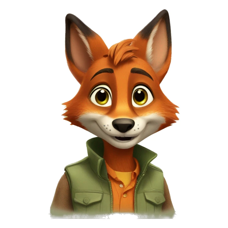 Zootopia FOX Nick Wilde sticker