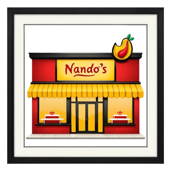 nandos shop sticker