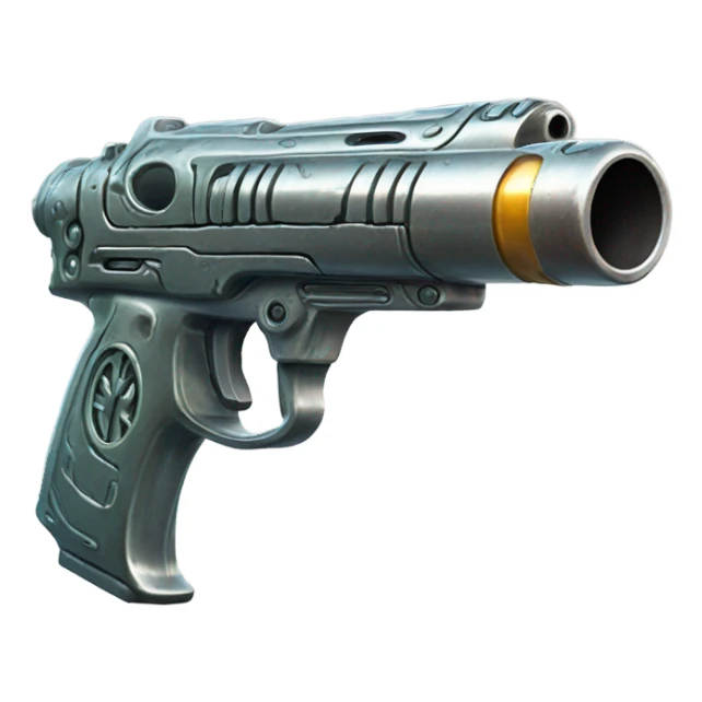 Alien gun dripping gasoline  sticker