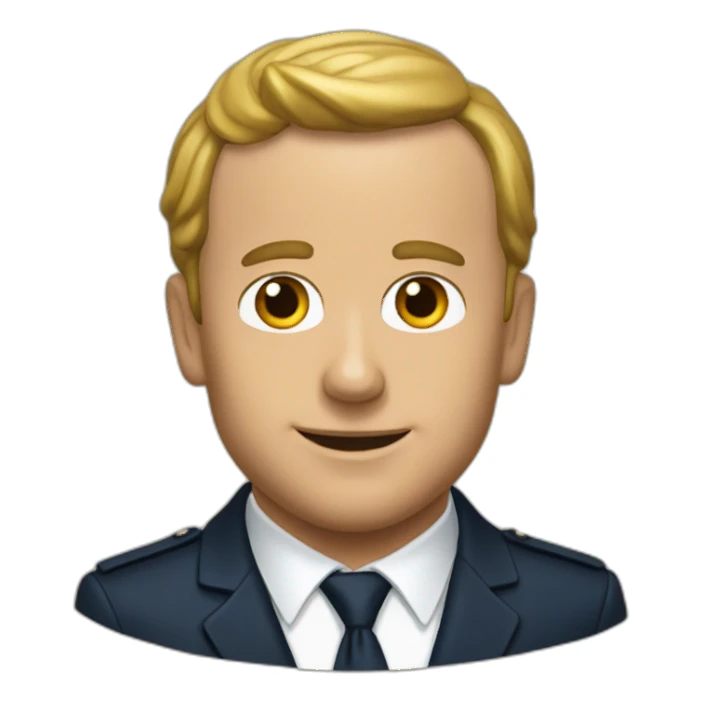 Macron le macaroni sticker